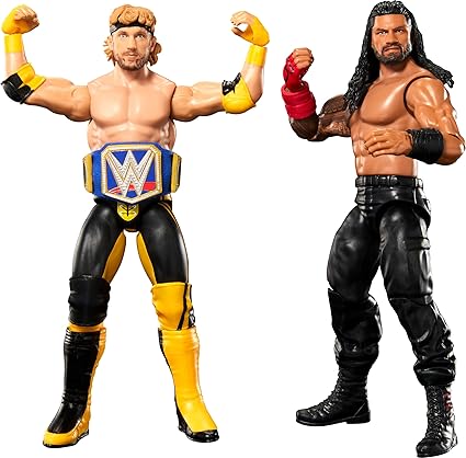 Mattel WWE Action Figure Battle Pack Championship Title Showdown Roman Reigns vs Logan Paul