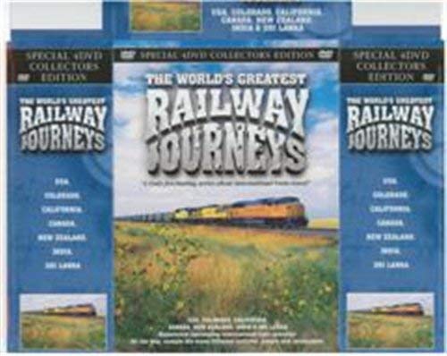 The World's Greatest Railway Journeys: USA Colorado California Canada New Zealand India & Sri Lanka [DVD]