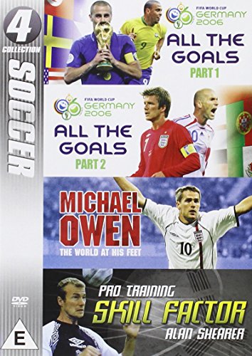 Soccer Collection - All the Goals / Michael Own World at His Feet / Pro Training Skill Factor Alan Shearer [DVD]