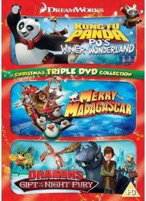 Kung Fu Panda Merry Madagascar Dragons Gift Of The Night Fury Dvd Boxset Uk Release [DVD]