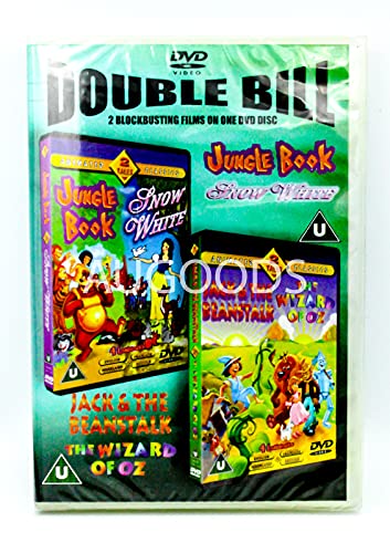 Jungle Book/ Snow White/ Jack & The Beanstalk/ The Wizard Of Oz (4 Films/1 DVD) [DVD]