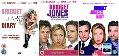 Bridget Jones Trilogy 3-Film Collection (Bridget Jones's Diary / Bridget Jones: The Edge Of Reason / Bridget Jones's Baby + Digital Download) [DVD]
