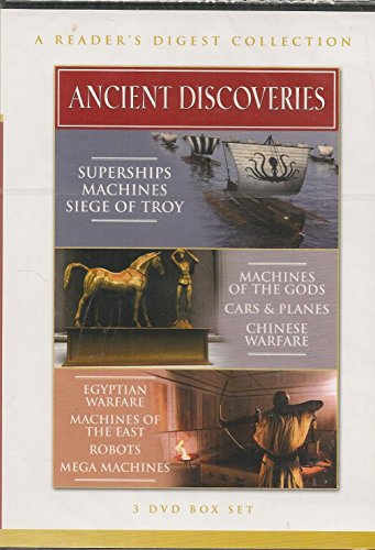 ANCIENT DISCOVERIES - Superships siege of troy Machines of the Gods Cars and planes Chinese Warfare Egyptian Warfare Machines of the East Robots & Mega Machines (2003) [DVD]