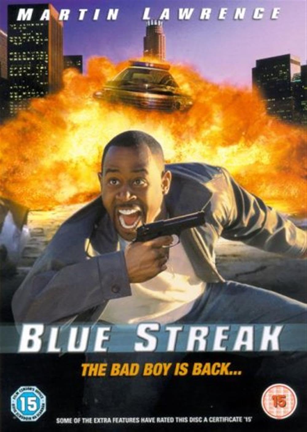 Blue Streak DVD 1999 Cop Comedy Movie Martin Lawrence Region 2 [DVD]